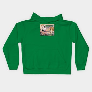 Birdies love the chanterelles Kids Hoodie